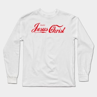 Jesus Christ - Coca Cola Style Long Sleeve T-Shirt